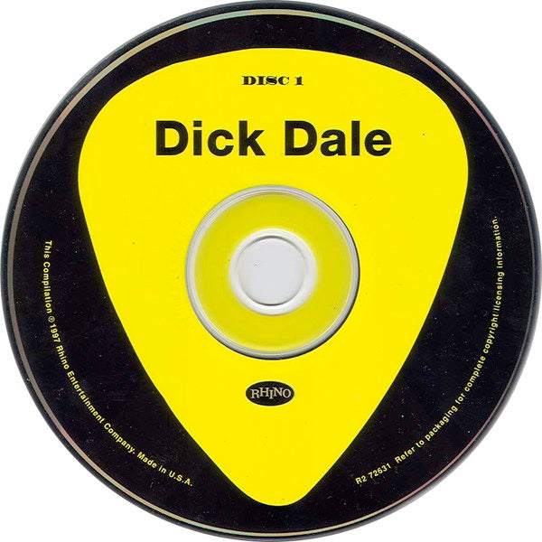 Image of Label Cover of 3215866C: 2xCD - DICK DALE, Better Shred Than Dead - The Dick Dale Anthology (Rhino Records; R2 72631, US 1997, Double CD Case)   VG+/VG+