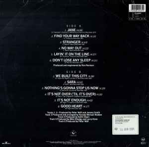 Image of Back Cover of 3345008S: LP - STARSHIP, Greatest Hits (Ten Years And Change 1979-1991) (RCA; PL 82423, Germany 1991) Lovely LP. Light edge wear  VG/VG+