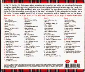Image of Back Cover of 3335017E: 4xCD - BAY CITY ROLLERS, Rollermania (The Anthology) (Salvo; SALVOSBX451, UK 2010, Quintuple Digipack)   VG+/VG+