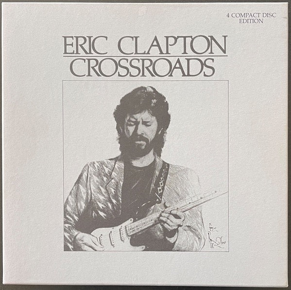 Image of Front Cover of 3315039C: 4xCD - ERIC CLAPTON, Crossroads (Polydor; 835 261-2, Europe 1988, Box Set, Booklet & Insert)   VG/EX