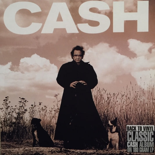 Image of Front Cover of LP - VG/G - JOHNNY CASH, American Recordings (American Recordings; 5101-12792-1, UK 2006 Reissue, Inner, 180 Gram Vinyl), Long light surface marks. ,  - 2216298C
