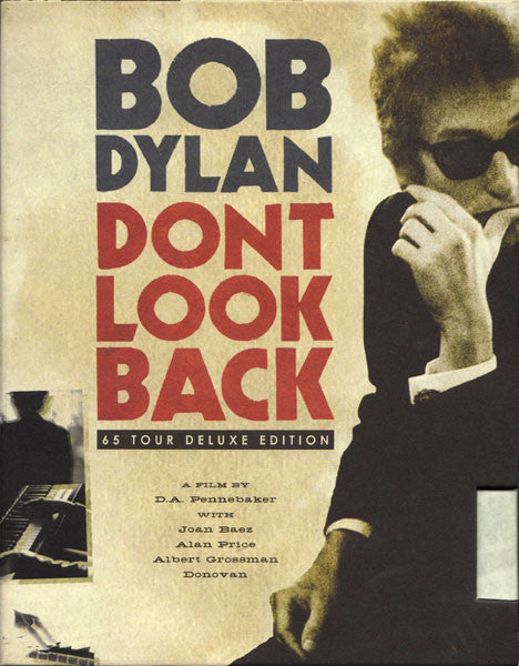 Image of Front Cover of 2xDVD - VG+/VG+ - BOB DYLAN, Dont Look Back (65 Tour Deluxe Edition) (Columbia; 82876832139, Europe 2007, Slipcase, Book, Flipbook), ,  - 2036029E