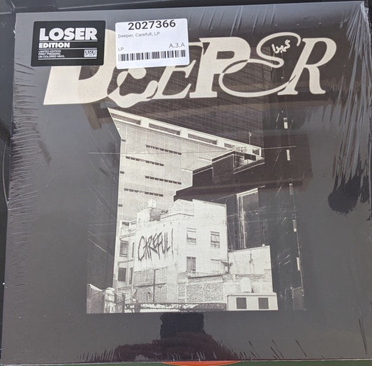 Image of Front Cover of 2xLP - NEW/NEW - DEEPER, Careful! (Sub Pop; SP 1591, Europe 2023, Limited Edition, Neon Orange Vinyl), ,  - 3235177E