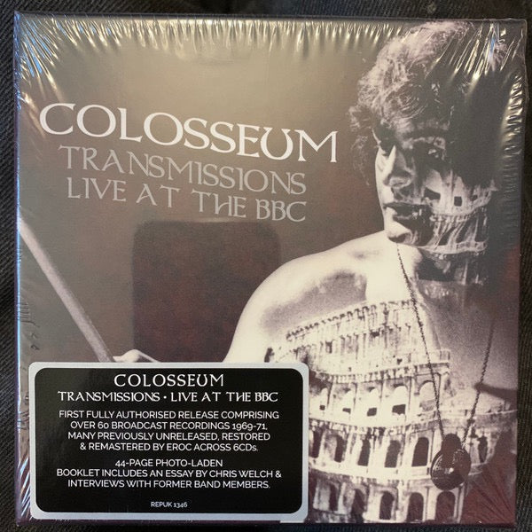 Image of Front Cover of 6xCD - EX/VG+ - COLOSSEUM, Transmissions Live At The BBC (Repertoire Records; REPUK1346, UK 2020, Box Set, Booklet), Still In Opened Shrinkwrap With Hype Sticker,  - 2416232C
