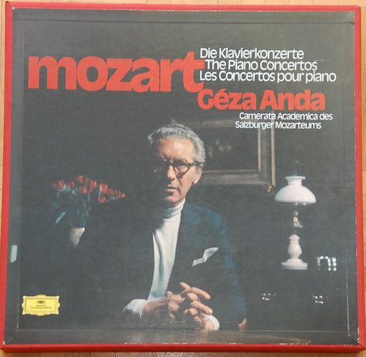 Image of Front Cover of 12xLP - VG+/VG - G ZA ANDA, CAMERATA ACADEMICA DES SALZBURGER MOZARTEUMS, Mozart: Die Klavierkonzerte - The Piano Concertos - Les Concertos Pour Piano (Deutsche Grammophon; 2720 030, Germany 1971, Box Set, Booklet), Strong VG,  - 3026062E