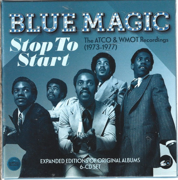 Image of Front Cover of 6xCD - M/M - BLUE MAGIC, Stop To Start: The Atco & WMOT Recordings (1973-1977) (SoulMusic Records; QSM6CR-5223BX, UK 2024, Clamshell Box Set), Still SEALED In Shrinkwrap,  - 3316004C
