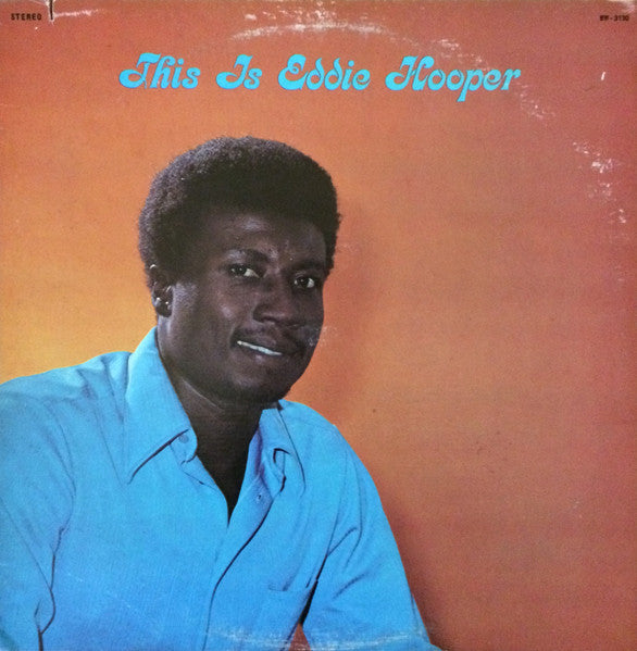 Image of Front Cover of LP - VG/VG - EDDIE HOOPER, This Is Eddie Hooper (Island Series; BW-3130, Canada 1970s, Pasteback Sleeve), ,  - 3345206S