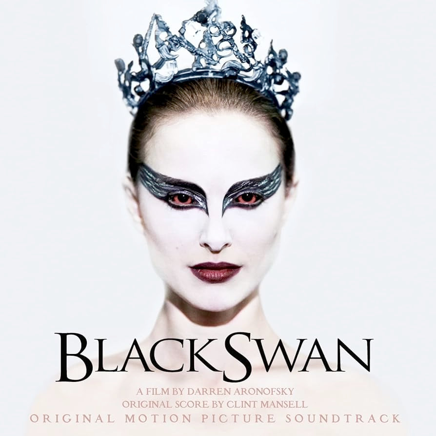 Image of Front Cover of 3315279C: LP - CLINT MANSELL, Black Swan (Original Motion Picture Soundtrack) (Music On Vinyl; MOVATR80, Europe 2025 Reissue, Insert, Numbered, Limited Edition Transluscent Red Vinyl)   NEW/NEW