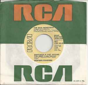 Image of Front Cover of 3325301E: 7" - THE MAIN INGREDIENT, Happiness Is Just Around The Bend (RCA; DJA0-0305, US 1974, Promo, Company Sleeve)   VG+/VG+