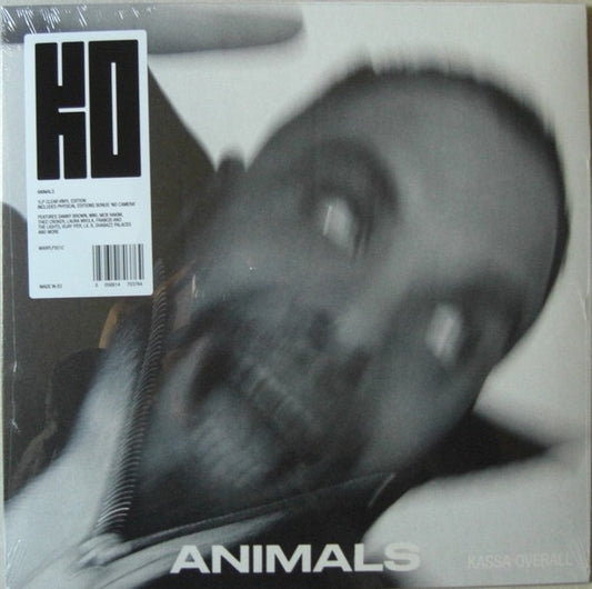Image of Front Cover of LP - NEW/NEW - KASSA OVERALL, Animals (Warp Records; WARPLP351C, UK 2023, Plain Sleeve, Limited Edition, Clear Vinyl), ,  - 3335122E