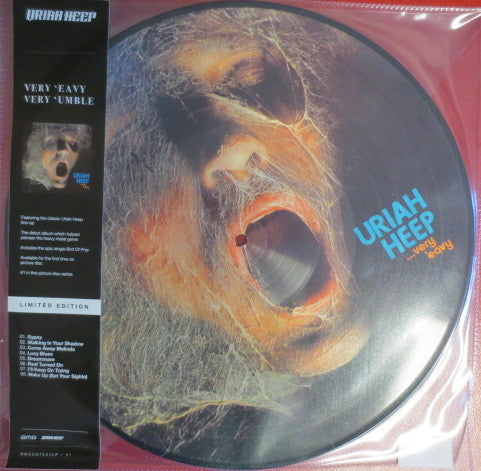 Image of Front Cover of LP - VG+/EX - URIAH HEEP, ...Very 'Eavy ... Very 'Umble (Sanctuary Records; BMGCAT531LP/#1, Europe 2022 Reissue, Clear Plastic Stickered Sleeve, Picture Disc), ,  - 2946217S