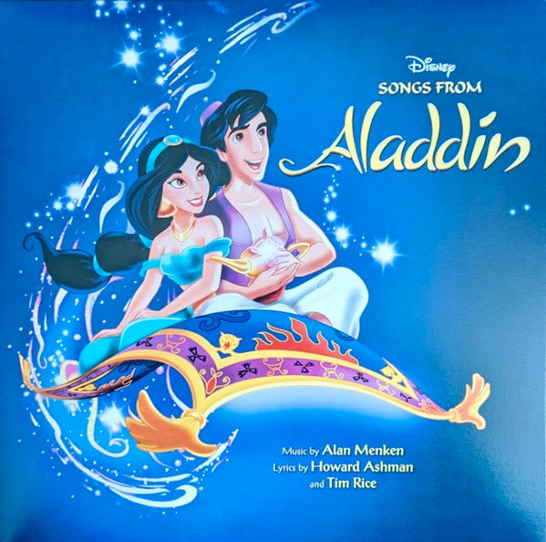 Image of Front Cover of 3455036S: LP - VARIOUS, Songs From Aladdin (Walt Disney Records; D004138101, US 2023 Reissue, Gatefold, Inner, Violet Vinyl)   NEW/NEW