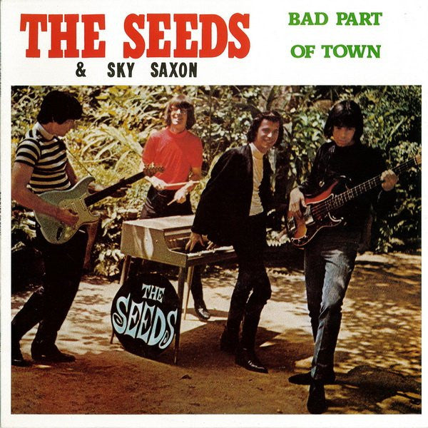 Image of Front Cover of LP - VG/VG - THE SEEDS & SKY SAXON, Bad Part Of Town (Eva; 12019, France 1983), ,  - 3926315E