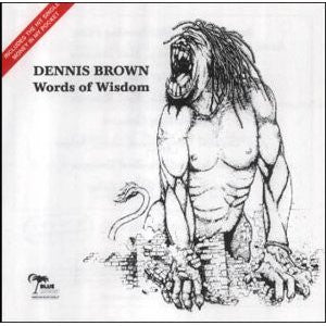 Image of Front Cover of CD - VG+/VG - DENNIS BROWN, Words Of Wisdom (Blue Moon; CDBM 002, UK 2002 Reissue), Light marks only.,  - 3415186C