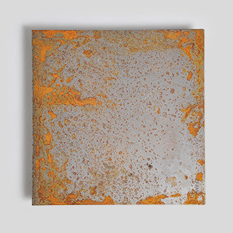 Image of Front Cover of 2xLP - EX/VG+ - :ZOVIET FRANCE: AND FOSSIL AEROSOL MINING PROJECT, Patina Pooling (Alt.Vinyl ; av052, UK 2014, Rusty, Folded Steel Sleeve, Insert, 180 Gram Vinyl, Sleeve Is Very Heavy), Very Strong VG+,  - 3425046E