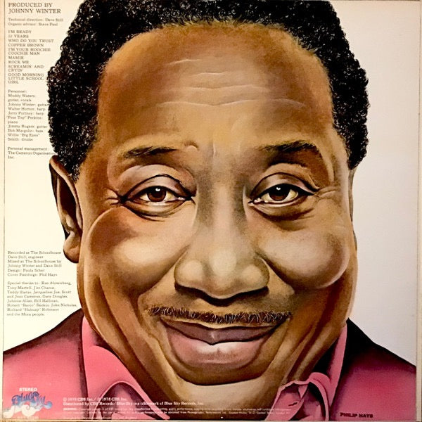Image of Back Cover of LP - VG/VG+ - MUDDY WATERS, I'm Ready (Blue Sky; SKY 82235, UK 1978), Small tear on loading side of disc. Strong VG+ disc.,  - 4346196S