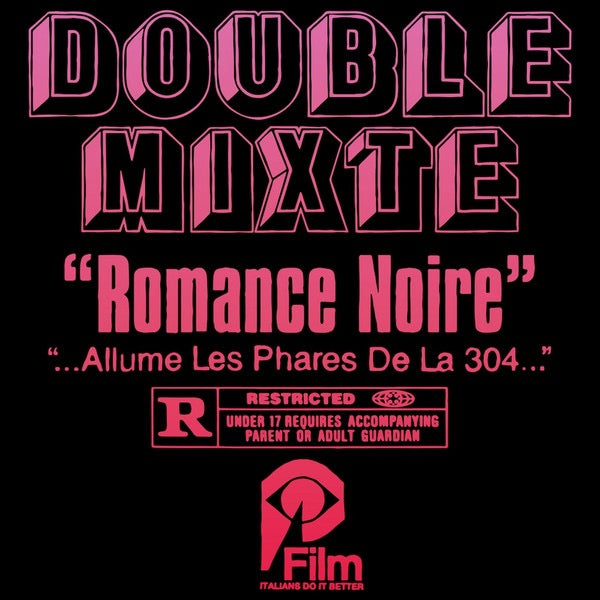 Image of Back Cover of LP - VG+/VG+ - DOUBLE MIXTE, Romance Noire (Italians Do It Better; IDIB097, US 2018, Inner), ,  - 3415308C
