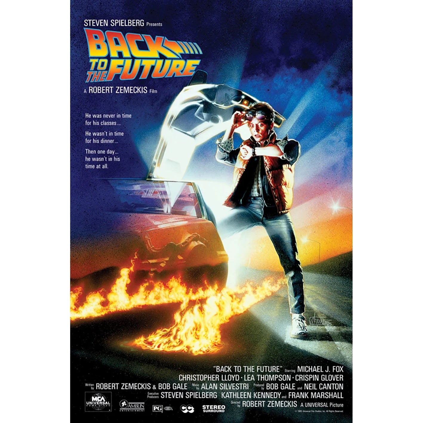 Image of Front Cover of 3455116S: Accessories - BACK TO THE FUTURE, Back to the future film poster (; PP0830,  , 61x91.5cm)   NEW/NEW