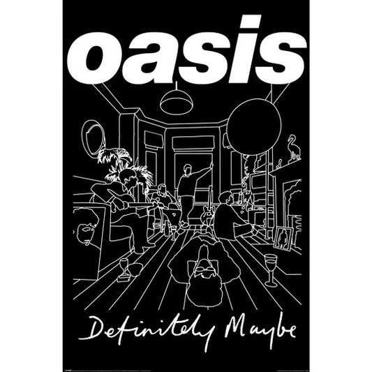 Image of Front Cover of 3455120S: Accessories - OASIS, Oasis  Definitely Maybe Art poster (; PP2403924,  , 61x91.5cm)   NEW/NEW