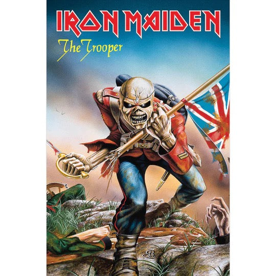 Image of Front Cover of Accessories - NEW/NEW - IRON MAIDEN, Iron Maiden Trooper poster (; PP2400331,  , 61x91.5cm), ,  - 3455123S