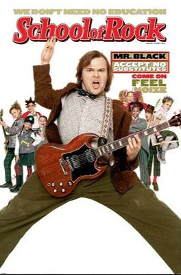 Image of Front Cover of 3455129S: Accessories - SCHOOL OF ROCK, School of Rock Film  Poster (61 x 91.5cm; PP250905, UK 2022)   NEW/NEW