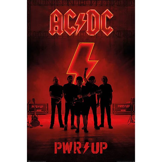 Image of Front Cover of Accessories - NEW/NEW - AC/DC, AC/DC Pwr/Up Poster (61 x 91.5cm; PP34779, UK 2025), ,  - 0616034C