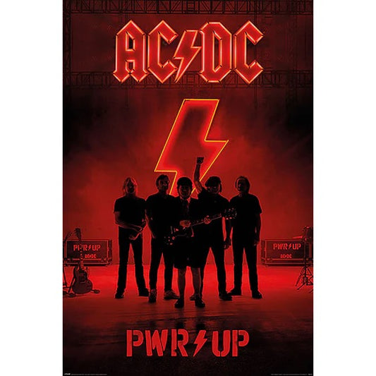 Image of Front Cover of Accessories - NEW/NEW - AC/DC, AC/DC Pwr/Up Poster (61 x 91.5cm; PP34779, UK 2025), ,  - 0616034C