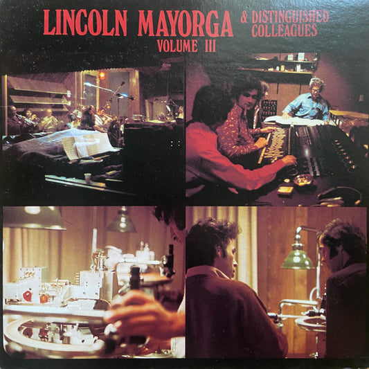 Image of Front Cover of LP - G+/VG - LINCOLN MAYORGA, Lincoln Mayorga & Distinguished Colleagues - Volume III (Sheffield Lab; Lab-1, US 1988 Reissue, Gatefold, Limited Edition, Stereo, Green Labels, Japanese), Edge Wear, Tear On Front Sleeve,  - 4945215S