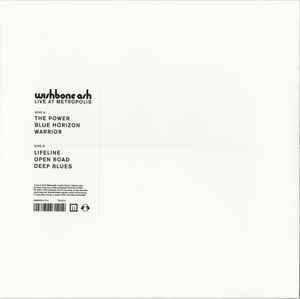 Image of Back Cover of 3445253S: LP - WISHBONE ASH, Live At Metropolis 16/05/15 (Talking Elephant Records; TELP312, UK 2015, Inner, Stickered Sleeve)   VG+/VG+