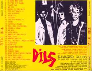 Image of Back Cover of 3455192S: CD - THE DILS, Dils Dils Dils (Damaged Goods; DAMGOOD CD 8, UK 1992)   VG+/VG+