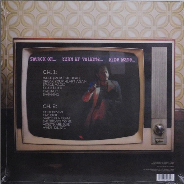 Image of Back Cover of LP - NEW/NEW - JEREMY TUPLIN, Violet Waves (Trapped Animal; TAR025, UK 2020, Black Vinyl), ,  - 3435109E