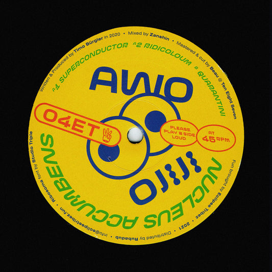 Image of Front Cover of 12" - /VG+ - AWO OJIJI, Nucleus Accumbens (Eclipse Tribez; 04ET, Belgium 2021), ,  - 3445312S