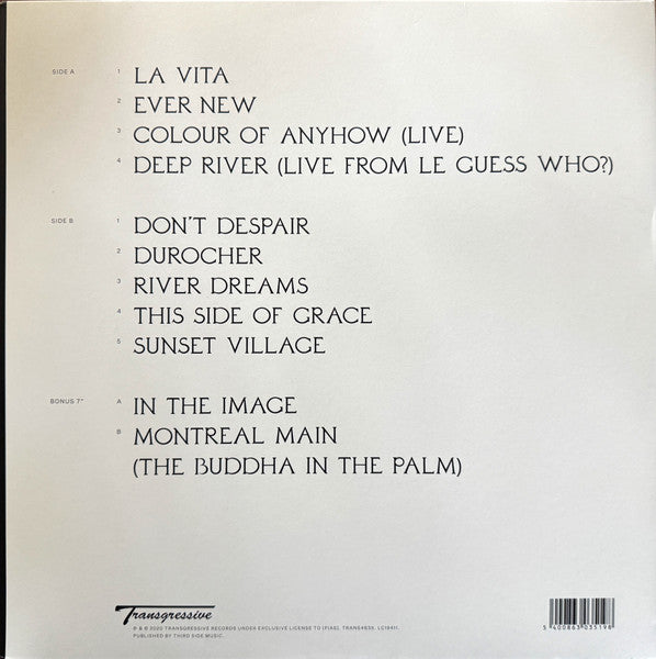 Image of Back Cover of LP - EX/VG - BEVERLY GLENN-COPELAND, Transmissions: The Music Of Beverly Glenn-Copeland (Transgressive; TRANS463, Europe 2020, Gatefold, With 7"), Strong VG. Light hairlines. Still in hype stickered shrinkwrap.,  - 3026227E