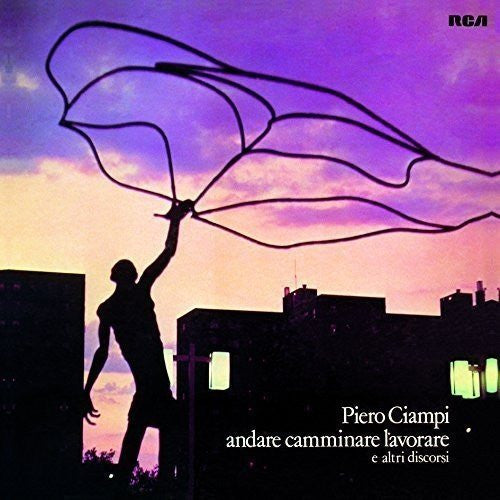 Image of Front Cover of 3445160S: LP - PIERO CIAMPI, Andare Camminare Lavorare E Altri Discorsi (RCA; .88875164091, Europe 2015 Reissue, 180g Vinyl) Faint ring and edge wear, creasing.  VG/VG+