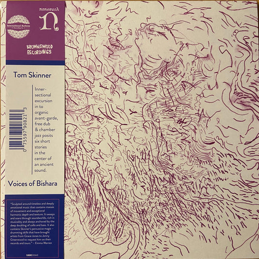 Image of Front Cover of 3915236C: LP - TOM SKINNER, Voices of Bishara (International Anthem; IARC60LP, US 2025 Reissue, Reverse Board Sleeve, Inner & Insert, US Import)   NEW/NEW
