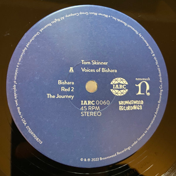 Image of Label Cover of LP - NEW/NEW - TOM SKINNER, Voices of Bishara (International Anthem; IARC60LP, US 2025 Reissue, Reverse Board Sleeve, Inner & Insert, US Import), ,  - 3915236C