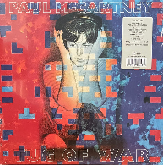 Image of Front Cover of 12" - VG+/VG+ - PAUL MCCARTNEY, Tug Of War (MPL; 0602557567533, Worldwide 2017 Reissue, Gatefold, Inner, 180 Gram Audiophile Pressing), Hairlines to side one.  Slight cornerwear, no barcode sticker., Remixed 2015 by Steve Orchard and Paul McCartney - 3525022E