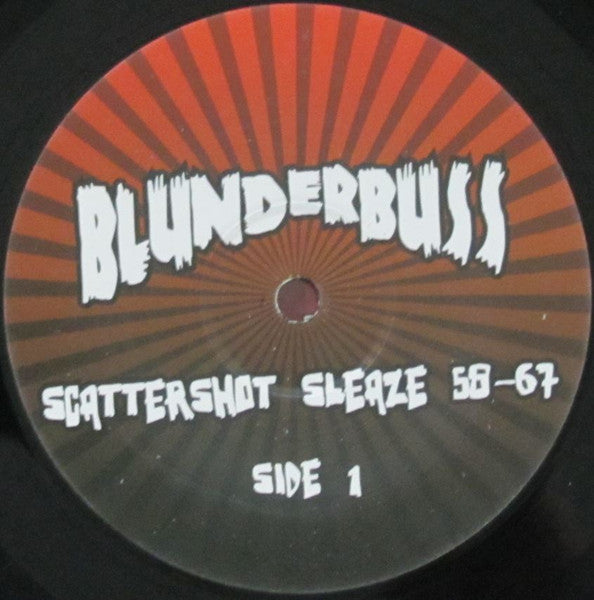 Image of Label Cover of LP - VG/VG+ - VARIOUS, Blunderbuss - Scattershot Sleaze 58-67 (One Shot; OS001, UK 2005, Ltd to 1000 Numbered), No. 0252, Edge and Ring Wear,  - 3545064S