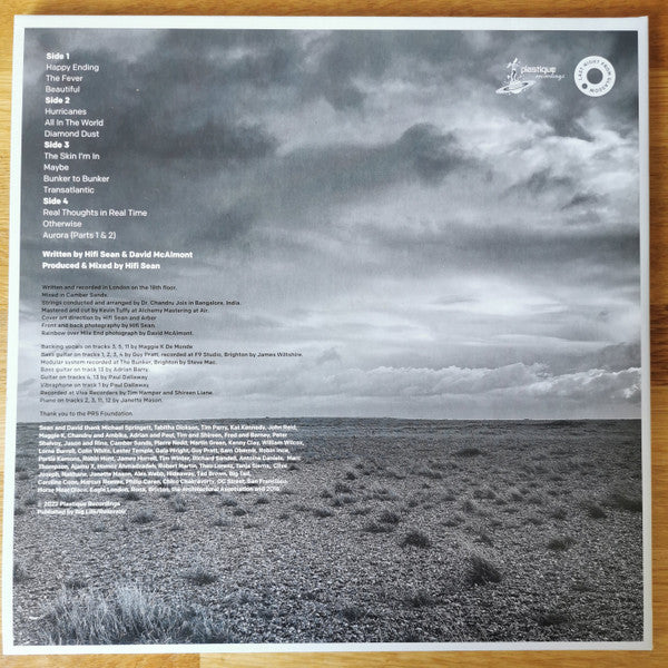 Image of Back Cover of 2xLP - NEW/NEW - HIFI SEAN & DAVID MCALMONT, Happy Ending (Last Night From Glasgow; LNFG57W, UK 2022, Gatefold, White Vinyl), ,  - 3435150E