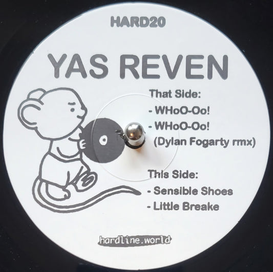 Image of Front Cover of 3515153C: 12" - YAS REVEN, HARD20 (Hardline Sounds; HARD20, UK 2024) Good copy, light hairlines  /VG+