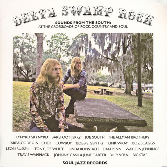 Image of Front Cover of 2xLP - VG+/VG+ - VARIOUS ARTISTS, Delta Swamp Rock (Sounds From The South: At The Crossroads Of Rock, Country And Soul) (Soul Jazz Records ; SJRLP 520C, UK 2023 Reissue, Gatefold, 2 Company Inners & Booket, Gold Vinyl), Corner bump,  - 2246340S