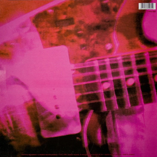 Image of Back Cover of 4025182E: LP - MY BLOODY VALENTINE, Loveless (Creation; CRELP060, UK 1991, Inner, DMM Pressing) Seams And Spine Split, Ring And Edge Wear, Inner Seam Split And Opening Torn  G/G+