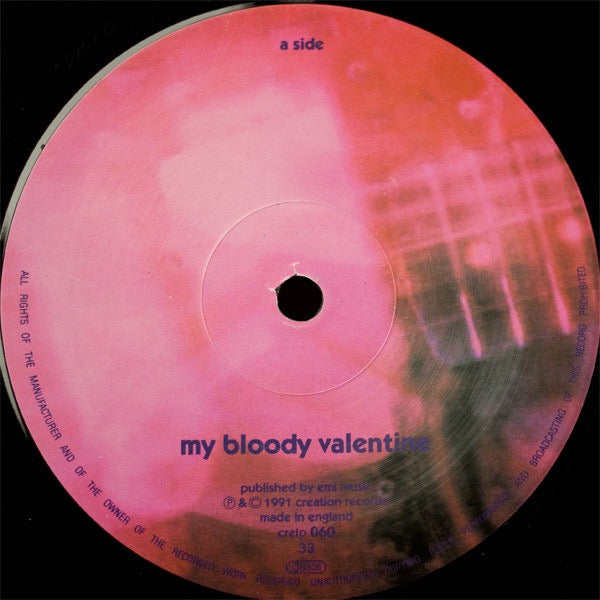 Image of Label Cover of 4025182E: LP - MY BLOODY VALENTINE, Loveless (Creation; CRELP060, UK 1991, Inner, DMM Pressing) Seams And Spine Split, Ring And Edge Wear, Inner Seam Split And Opening Torn  G/G+