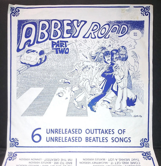 Image of Front Cover of 3525218E: 7" EP - THE BEATLES, Abbey Road Part Two (Ree Ben Records; DH 3780, US , Fold Over Sleeve)   VG+/EX