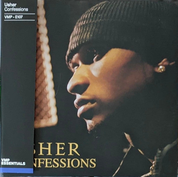 Image of Front Cover of 2xLP - EX/EX - USHER, Confessions (Arista / Vinyl Me, Please; 19439916621, US 2021 Reissue, Foil Stamped Sleeve, 2 Inners & Booket, Print, Gold Nugget Vinyl, with Obi), ,  - 3545177S