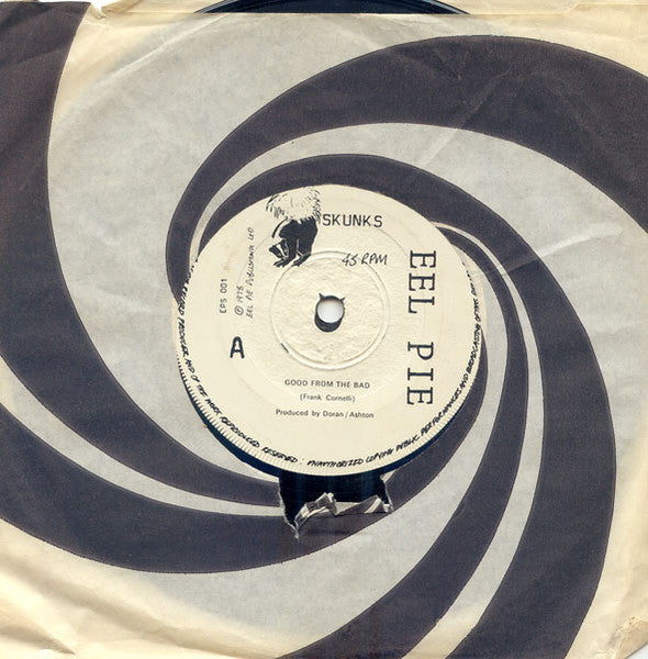 Image of Front Cover of 7" EP - VG+/EX - SKUNKS, Good From The Bad / Back Street Fighting (Eel Pie ; EPS 001, UK 1978, Company Sleeve), Lovely Copy,  - 3525213E