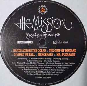 Image of Label Cover of LP - VG/VG+ - THE MISSION, Grains Of Sand (Mercury; 846 937-1, UK 1990), ,  - 2116093C