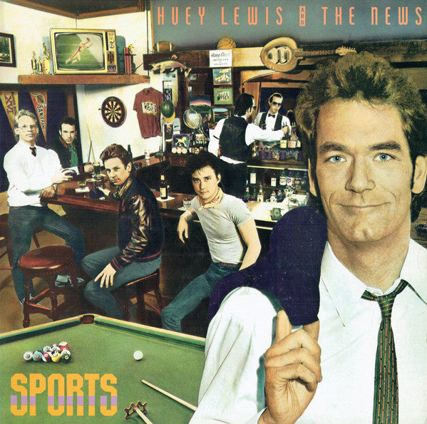 Image of Front Cover of LP - VG/VG+ - HUEY LEWIS AND THE NEWS, Sports (Chrysalis; CHR 1412, UK 1983, No Inner), ,  - 3116458C