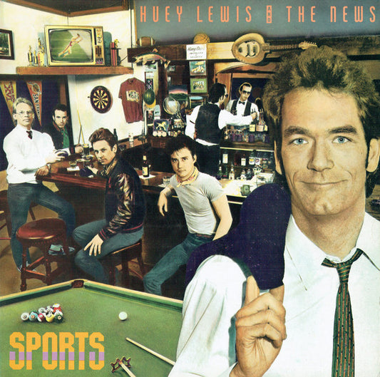 Image of Front Cover of LP - VG/VG+ - HUEY LEWIS AND THE NEWS, Sports (Chrysalis; CHR 1412, UK 1983, No Inner), ,  - 3116458C