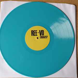 Image of Back Cover of 3535043E: LP - REE-VO, All Welcome on Planet Ree-Vo / Dial R for Ree-Vo (Dell'Orso Records; EDDA52LP, UK 2021, Limited Edition of 300, Turquoise Vinyl, + 10" Orange Vinyl EP)   NEW/NEW